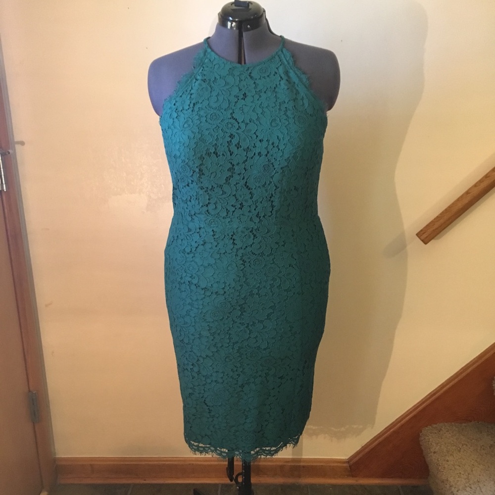 Loft lace halter dress